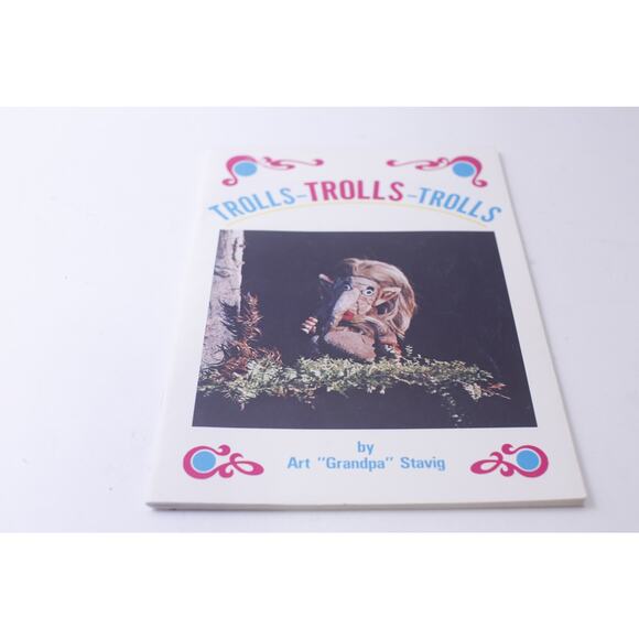 Trolls, Trolls, Trolls, Art By Grandpa Stavig, Signed, 1960s, Vintage, Softcover - Picture 1 of 6